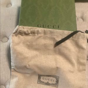 Gucci Dust Cover and Box New for Belt or small bag.